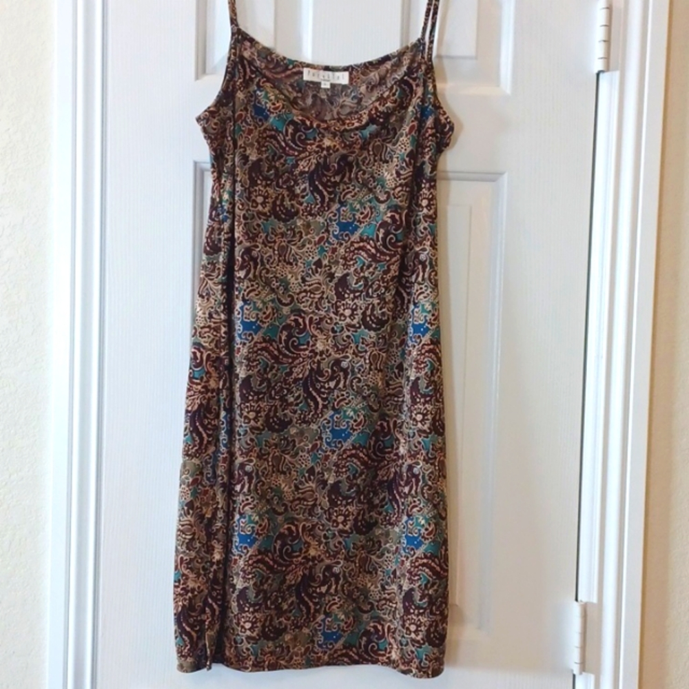 *2 Piece Dress S/M w/ Beaded Button Jacket Med